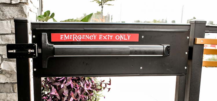 emergency push bar installation in Chula Vista